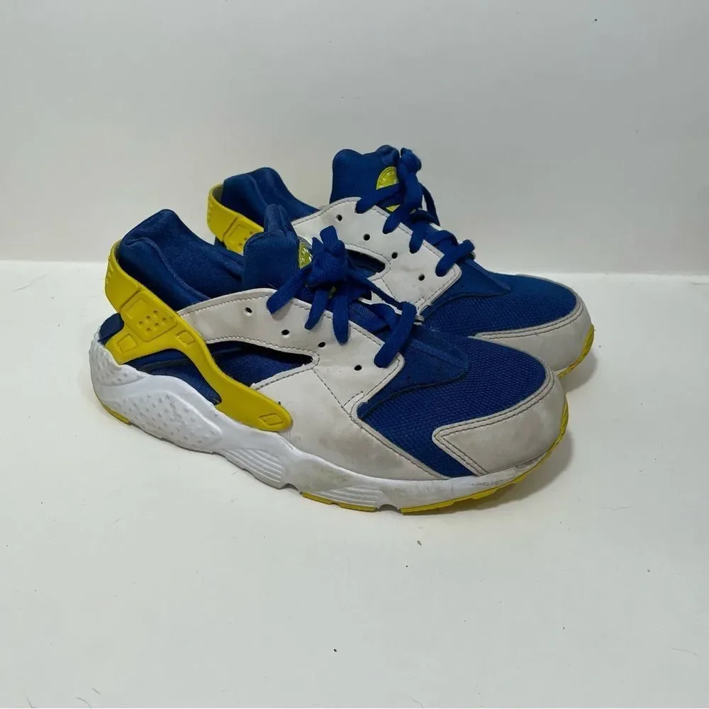 Nike Huarache Blue & Yellow Athletic Shoes